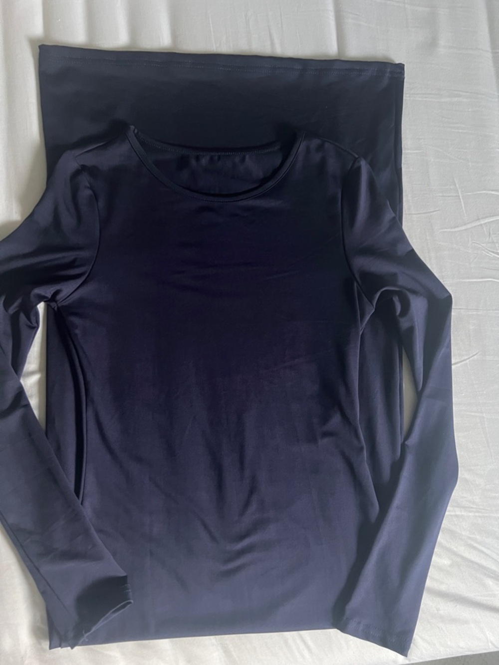 SHEIN Navy Blue Long Sleeve Women's Top